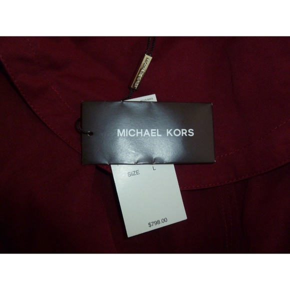 Michael Kors XXL Jacket NWT Hooded Red Zip 2XL - Picture 5 of 5